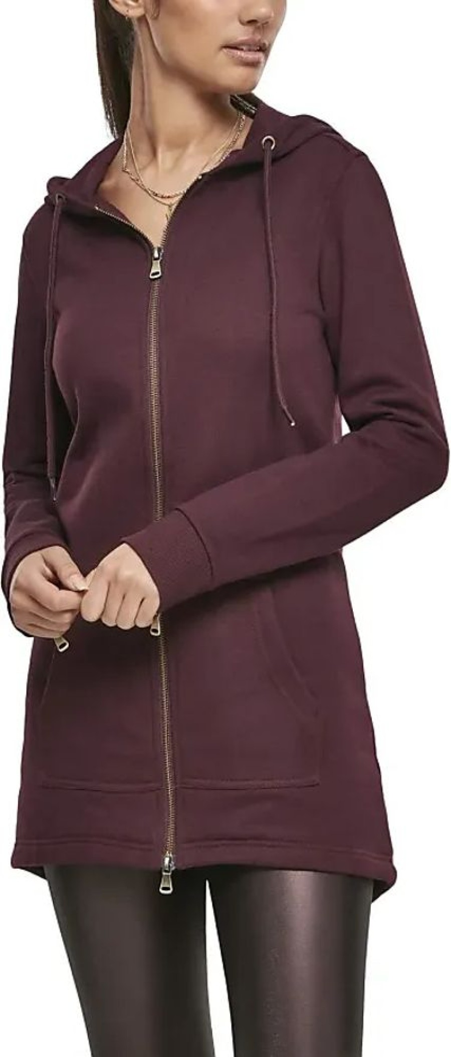 Frauen Urban Classics Mantel | Damen Tb1075 Cardigan Sweater, Red (Redwine 02243), 3Xl Eu