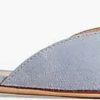 Frauen Rupert Sanderson Ballerinas | Sabine Flache Slingback-Schuhe Mit Spitzer Kappe Aus Veloursleder Mit Verzierung - Blau - Eu 40.5