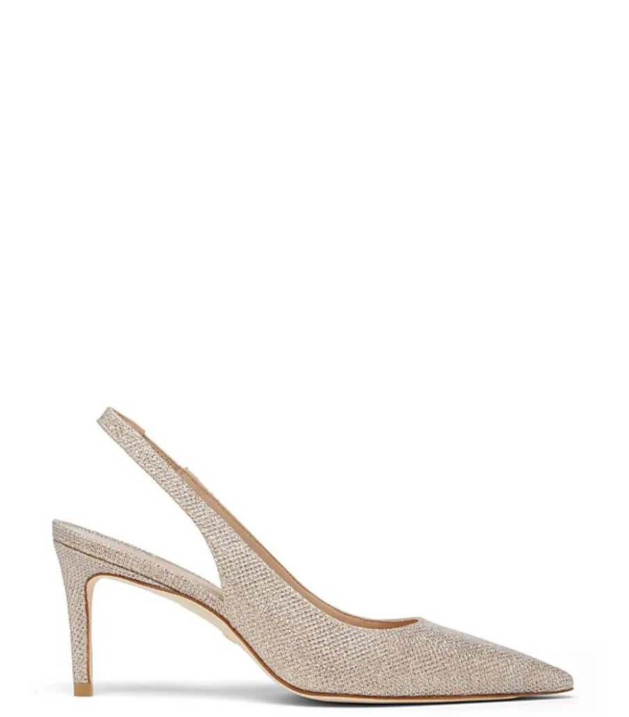 Frauen Stuart Weitzman Pumps | Stuart 75 Slingback Pump - Frau Pumps Und Slingback Puder 38.5