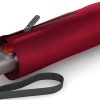 Frauen Knirps Regenschirme | T.100 Small Duomatic Taschenschirm, Dark Red