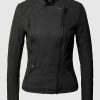 Frauen Only Jacken | Biker-Jacke In Leder-Optik