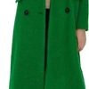 Frauen Only Mantel | Damen Onlvaleria Piper Coat Cc Otw Mantel, Green Bee, Xs