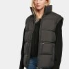 Frauen Urban Classics Westen | Ladies Waisted Puffer Vest In Schwarz