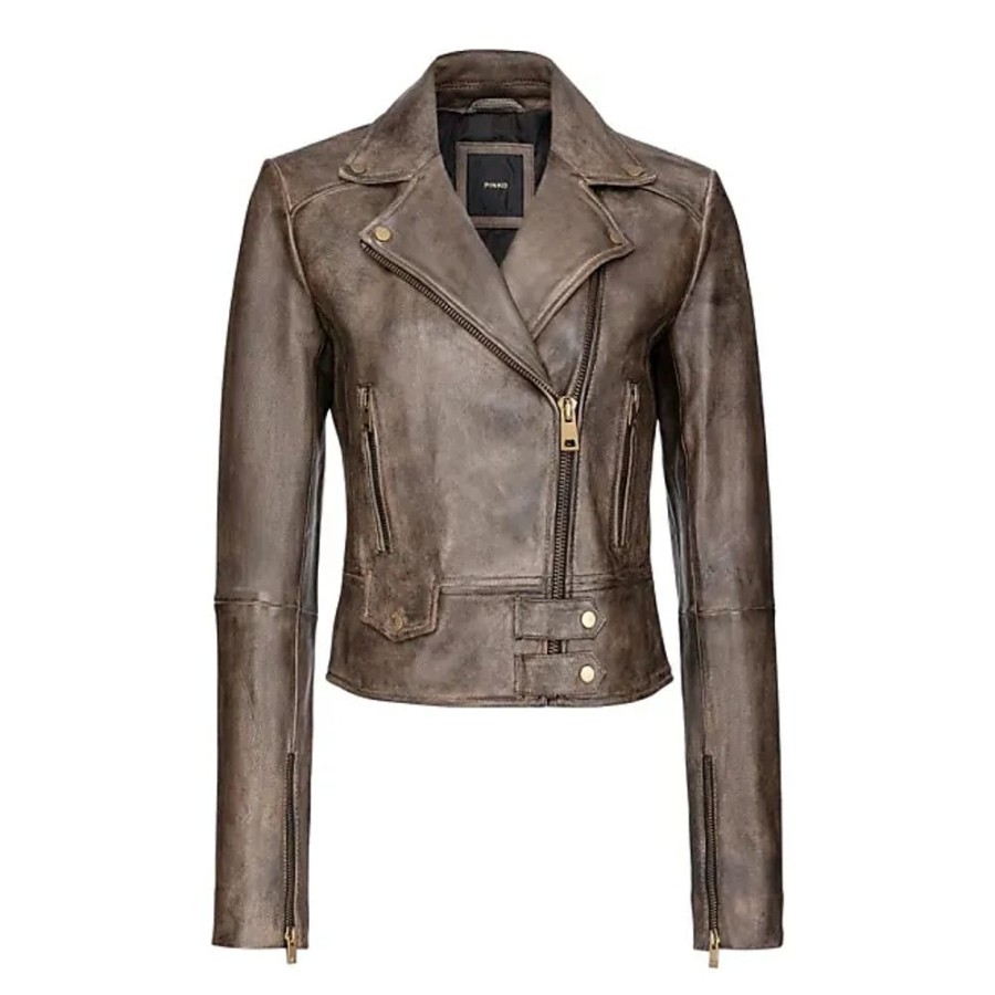 Frauen Pinko Jacken | Leather Jackets Pinko