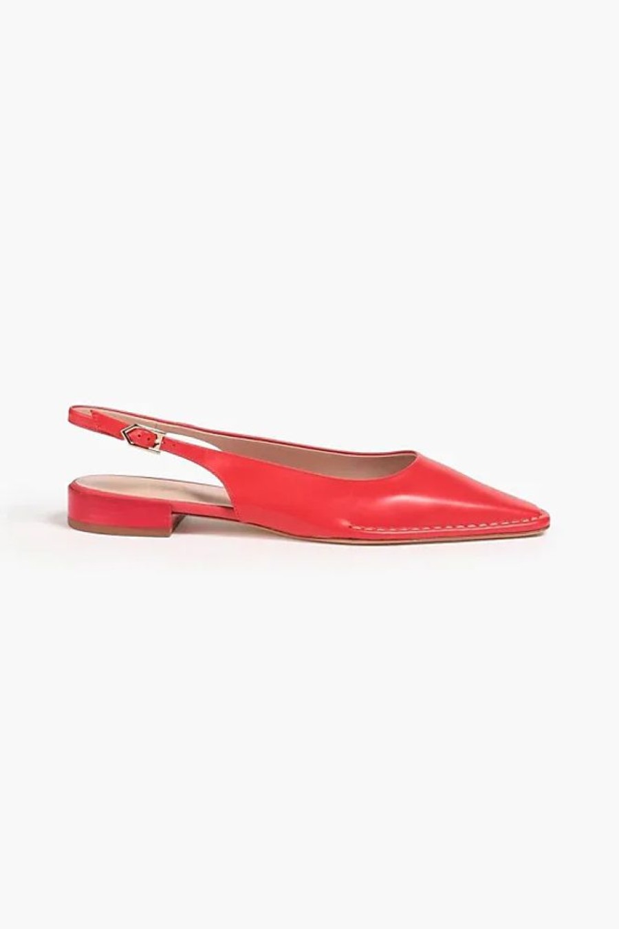 Frauen Tod's Ballerinas | Flache Slingback-Schuhe Aus Leder - Rot - Eu 35.5