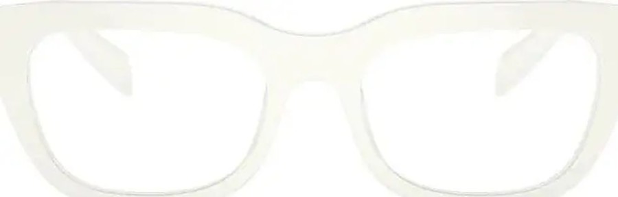 Frauen Prada Brillen | Damen Cateye Brille In Weis Prada