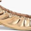 Frauen Gianvito Rossi Ballerinas | Pixie Ballerinas Aus Metallic-Leder - Metallic - Eu 35.5