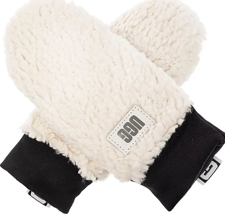 Frauen UGG Handschuhe | Gloves With Logo, Womens, Cream