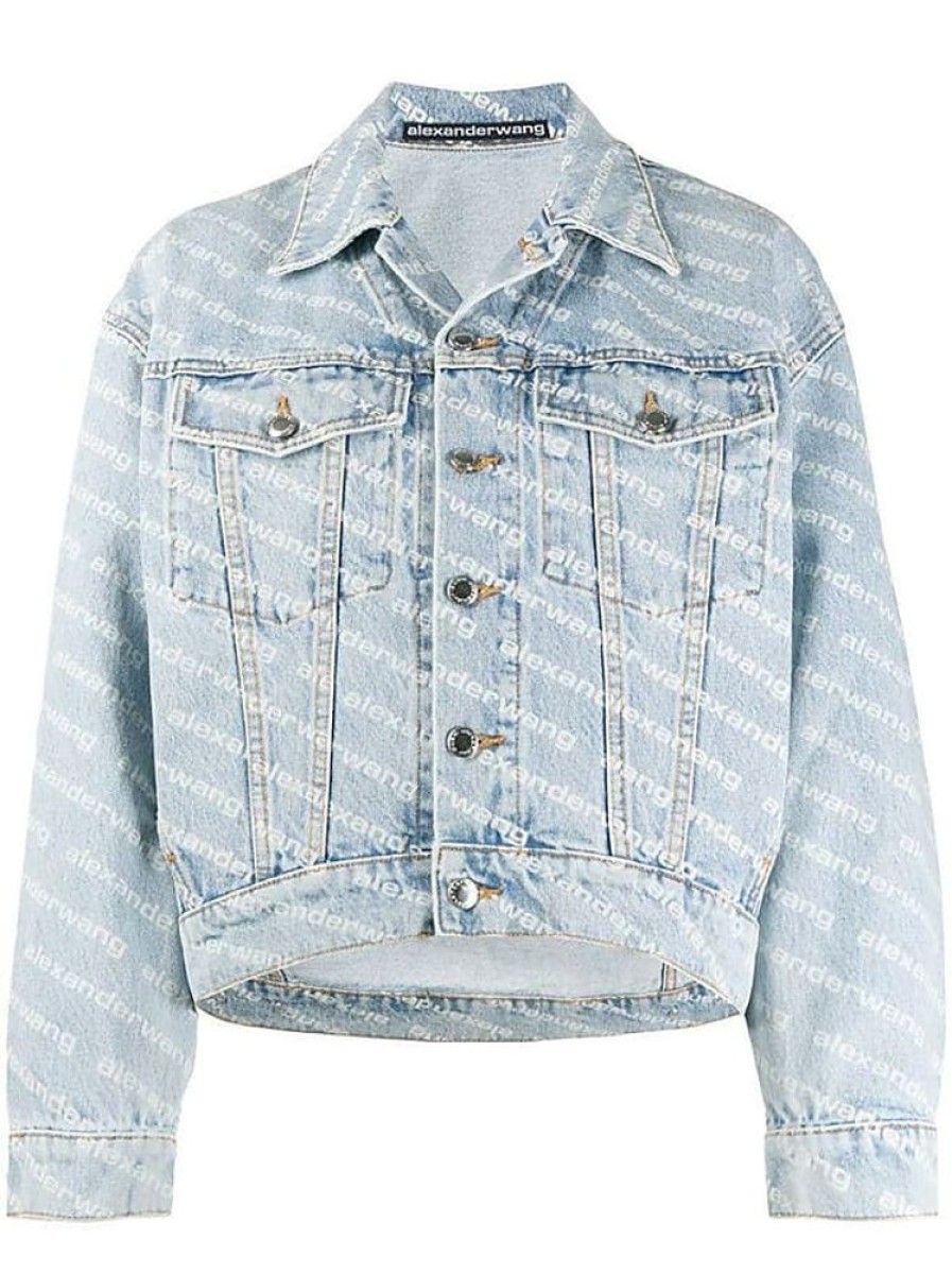 Frauen Alexander Wang Jacken | Falling Back Denim Jacket