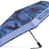 Frauen Moschino Regenschirme | Umbrella With Logo, Unisex, Blue