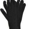 Frauen Urban Classics Handschuhe | Unisex Knitted Wool Mix Smart Gloves Handschuhe, Black, L/Xl