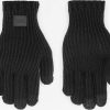 Frauen Urban Classics Handschuhe | Knitted Wool Mix Smart Gloves In Schwarz