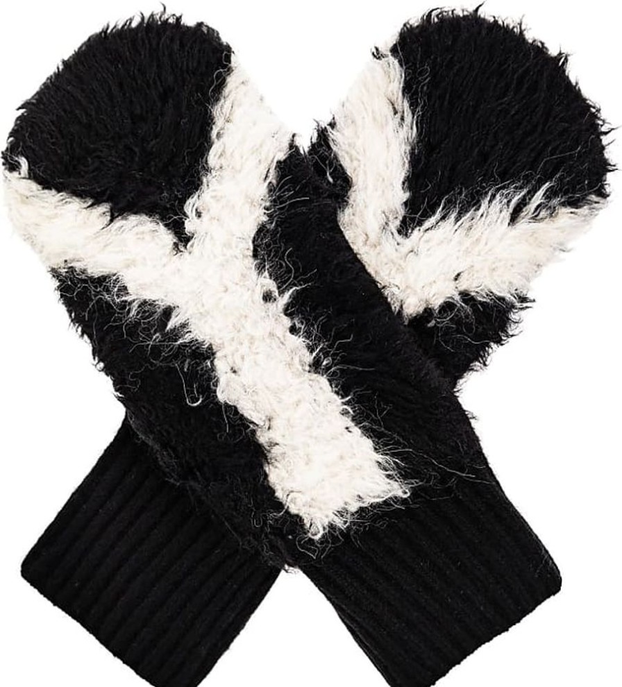 Frauen Yohji Yamamoto Handschuhe | Gloves With Logo, Womens, Black