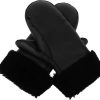 Frauen Yves Salomon Handschuhe | Leather Gloves, Womens, Black