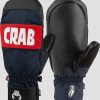 Frauen Crab Grab Handschuhe | Punch Faustlinge Navy And Red