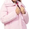 Frauen HUGO BOSS Jacken | Rosa Steppjacke Mit Samteffekt Hugo Boss