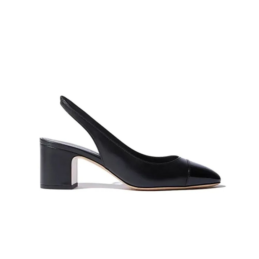 Frauen Scarosso Pumps | Miranda Schwarze Slingback Pumps Scarosso