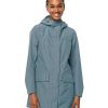 Frauen Jack Wolfskin Mantel | Damen Cape York Paradise Coat, Wetterschutzjacke Aus Recyceltem Texapore Ecosphere, Regenmantel Mit Allover-Print Auf Der Innenseite, Wasser- & Winddi