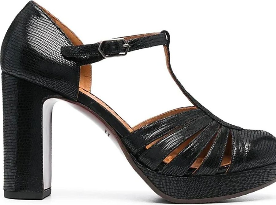 Frauen Chie Mihara Pumps | Pumps Mit Plateau 105Mm - Schwarz