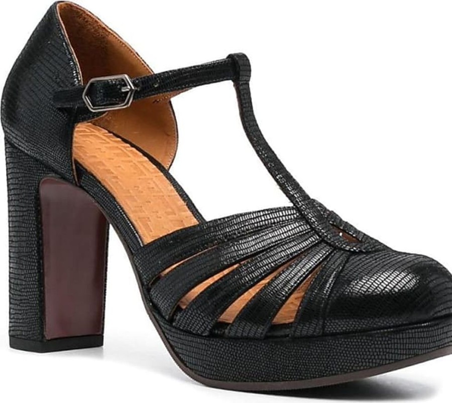 Frauen Chie Mihara Pumps | Pumps Mit Plateau 105Mm - Schwarz