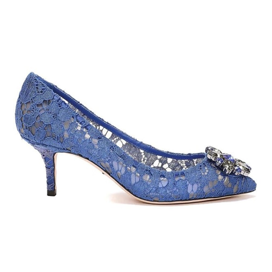 Frauen Dolce & Gabbana Pumps | Pizzo Taormina Kristall Spitze Pumps Dolce & Gabbana