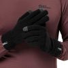 Frauen Jack Wolfskin Handschuhe | Jack Wolfskin Rib Glove Strick-Handschuhe L Schwarz Black