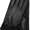 Frauen Otto Kessler Handschuhe | Lederhandschuhe Kessler Gr. 7,5, Schwarz (Black) Damen Handschuhe Fingerhandschuhe Touchfunktion Fur Smart- Oberflachen