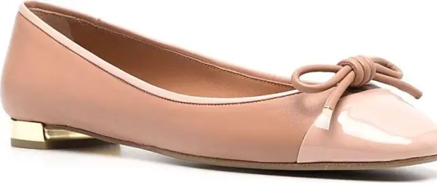 Frauen Aquazzura Ballerinas | Ballerinas Mit Katzen-Detail - Nude