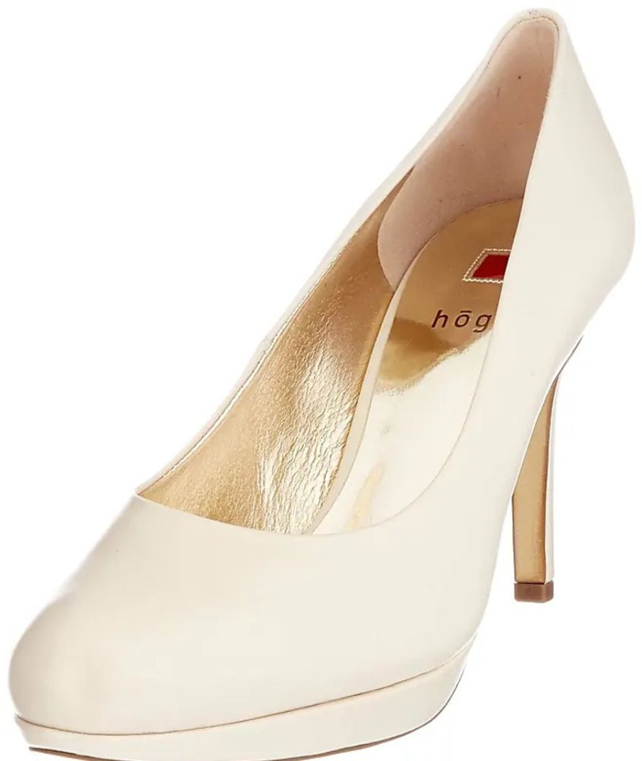 Frauen Högl Pumps | Hsgl Damen Studio 80 Pumps, Champagne, 38.5 Eu