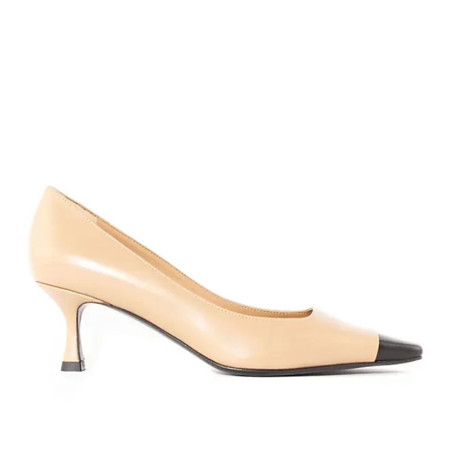 Frauen Roberto Festa Milano Pumps | Beige Leder Malaga Pumps Roberto Festa