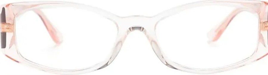 Frauen Versace Brillen | Eckige Brille Mit Medusa-Motiv - Nude