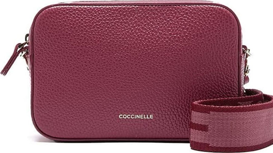 Frauen Coccinelle Taschen | Tebe Mini Crossover Bag Garnet Red