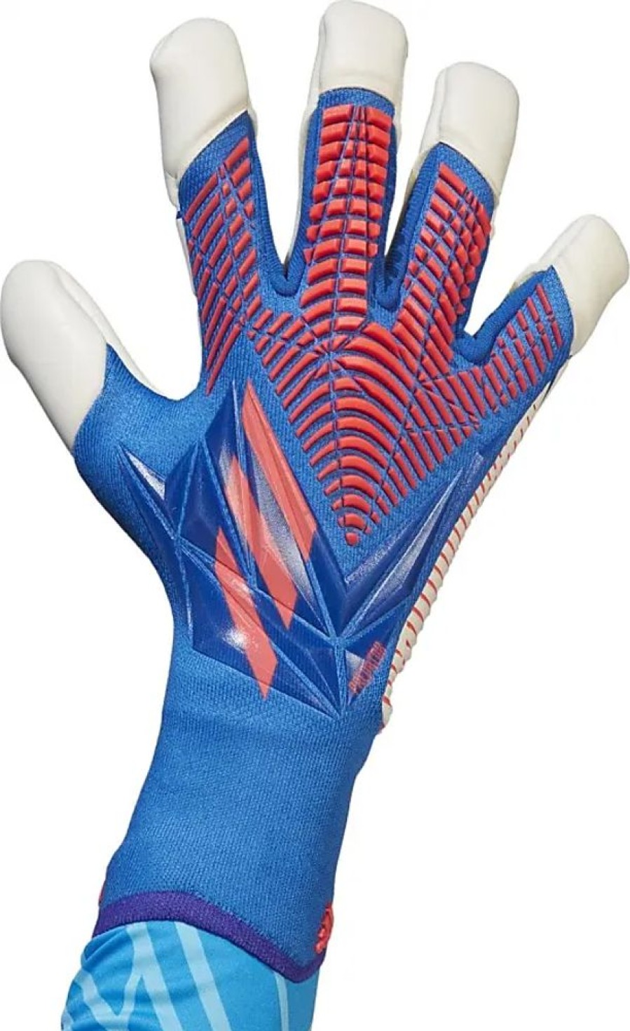 Frauen adidas Handschuhe | Unisex-Adult Goalkeeper Gloves Pred Gl Pro Hyb, Hirblu/Turbo/White, Hb7942, 11- Eu