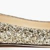 Frauen Jimmy Choo London Ballerinas | Ballerinas Aus Webstoff Mit Glitter-Finish - Metallic - Eu 34